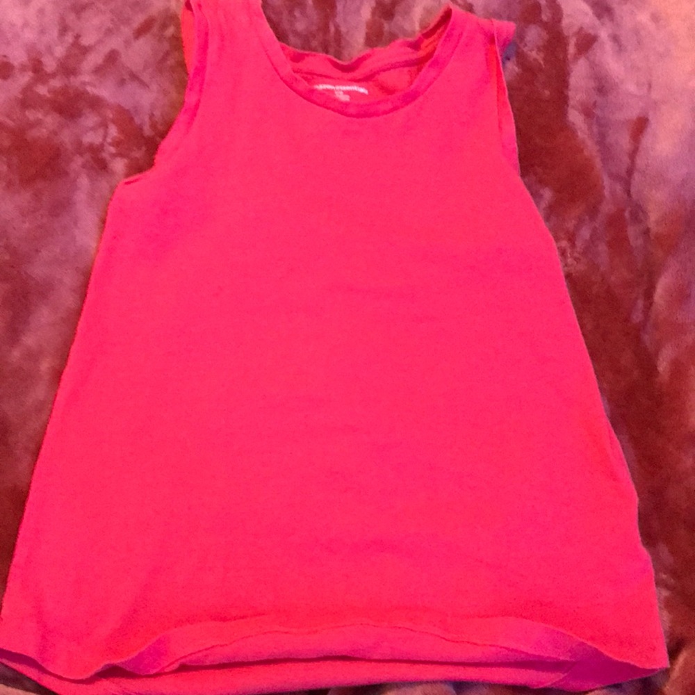 reddish/pink tank top for kids good for summer